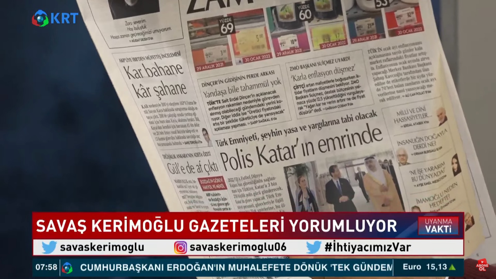 KRT TV- "UYANMA VAKTİ" PROGRAMI