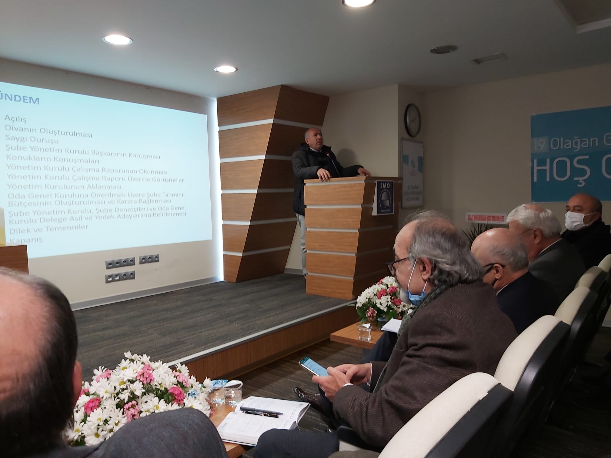 TMMOB ELEKTRİK MÜHENDİSLERİ ODASI SAMSUN ŞUBE GENEL KURULUNA KATILDIK