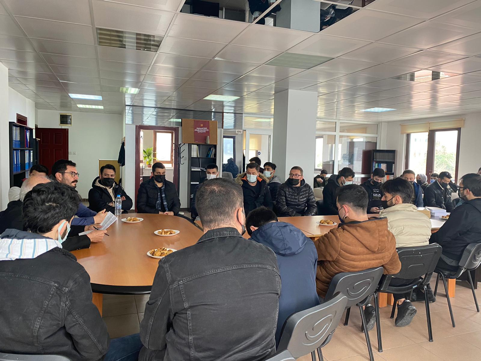 ZİRAAT FAKÜLTESİ ÖĞRENCİLERİ ŞUBEMİZİ ZİYARET ETTİLER