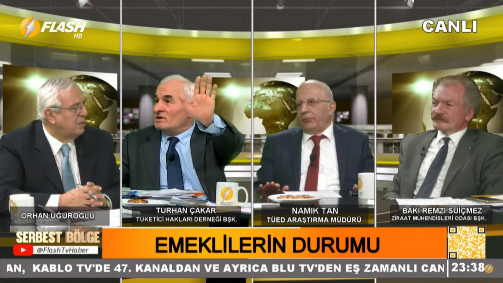 FLASH TV- "ORHAN UĞUROĞLU İLE SERBEST BÖLGE" PROGRAMI