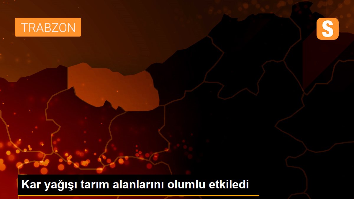 SONDAKİKA.COM: "KAR YAĞIŞI TARIM ALANLARINI OLUMLU ETKİLEDİ"- 15 MART 2022