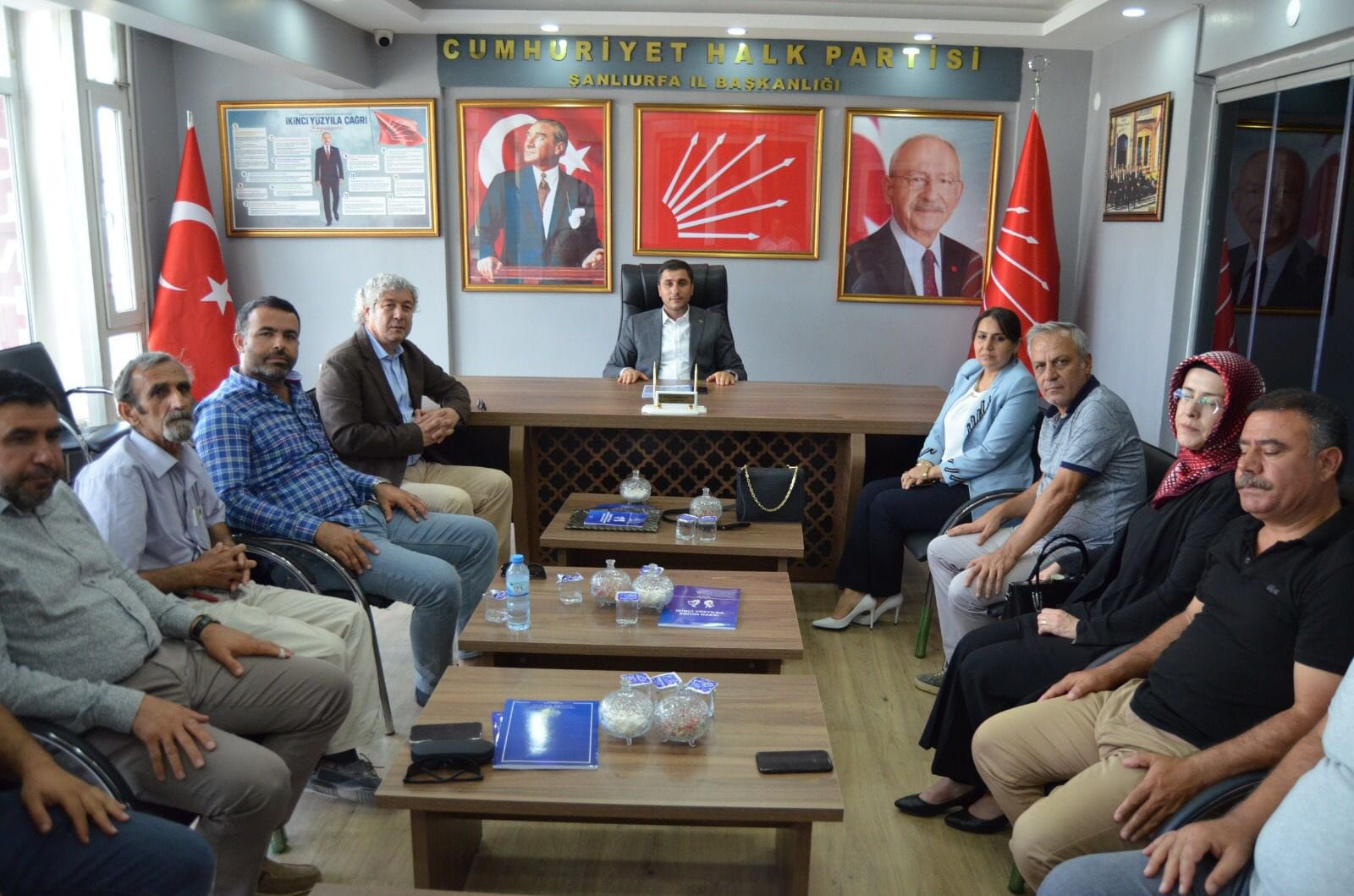 CHP İL BAŞKANI FERHAT KARADAĞ`I ZİYARET