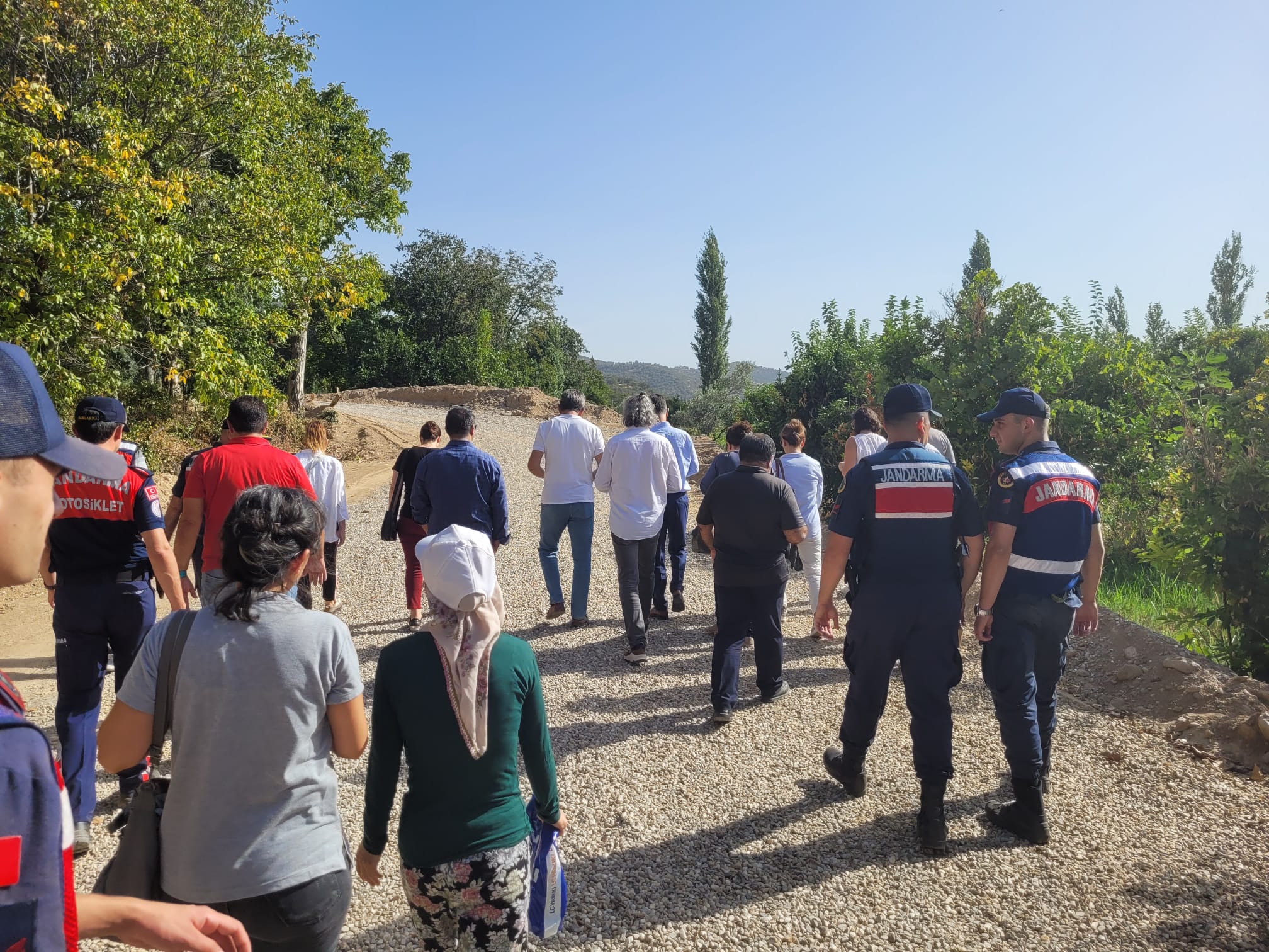 AYDIN MEZEKÖY'DE JES DAVASI BİLİRKİŞİ KEŞFİNE KATILDIK