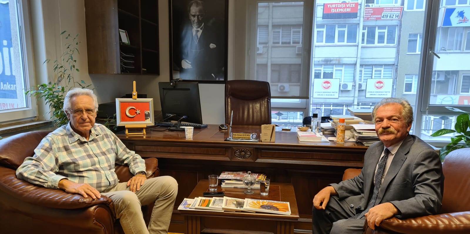 TARIM VE GIDA ETİĞİ DERNEĞİ YÖNETİM KURULU BAŞKANI PROF. DR. CEMAL TALUĞ ZİYARETİ 

