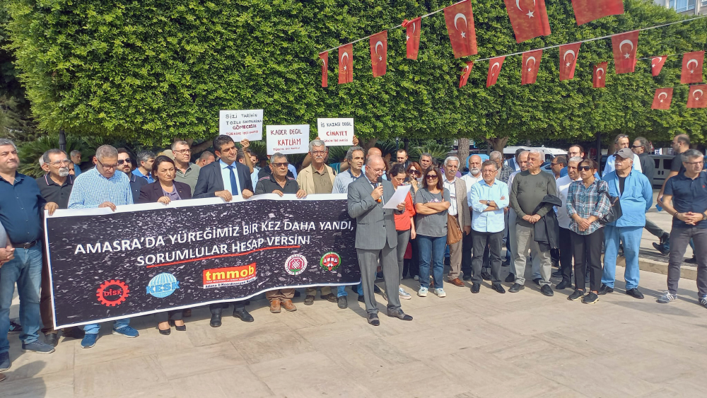 BASIN AÇIKLAMASI: "AMASRA'DA YÜREĞİMİZ BİR KEZ DAHA YANDI, SORUMLULAR HESAP VERSİN!"