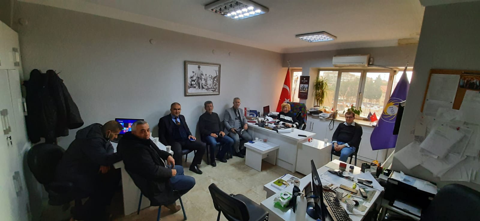 TARIM VE ORMAN BAKANLIĞI İL MÜDÜRÜ  YILMAZ ERKAYA VE İL MÜDÜR YARDIMCI NEJDET DEMİR`İN ZİYARETİ