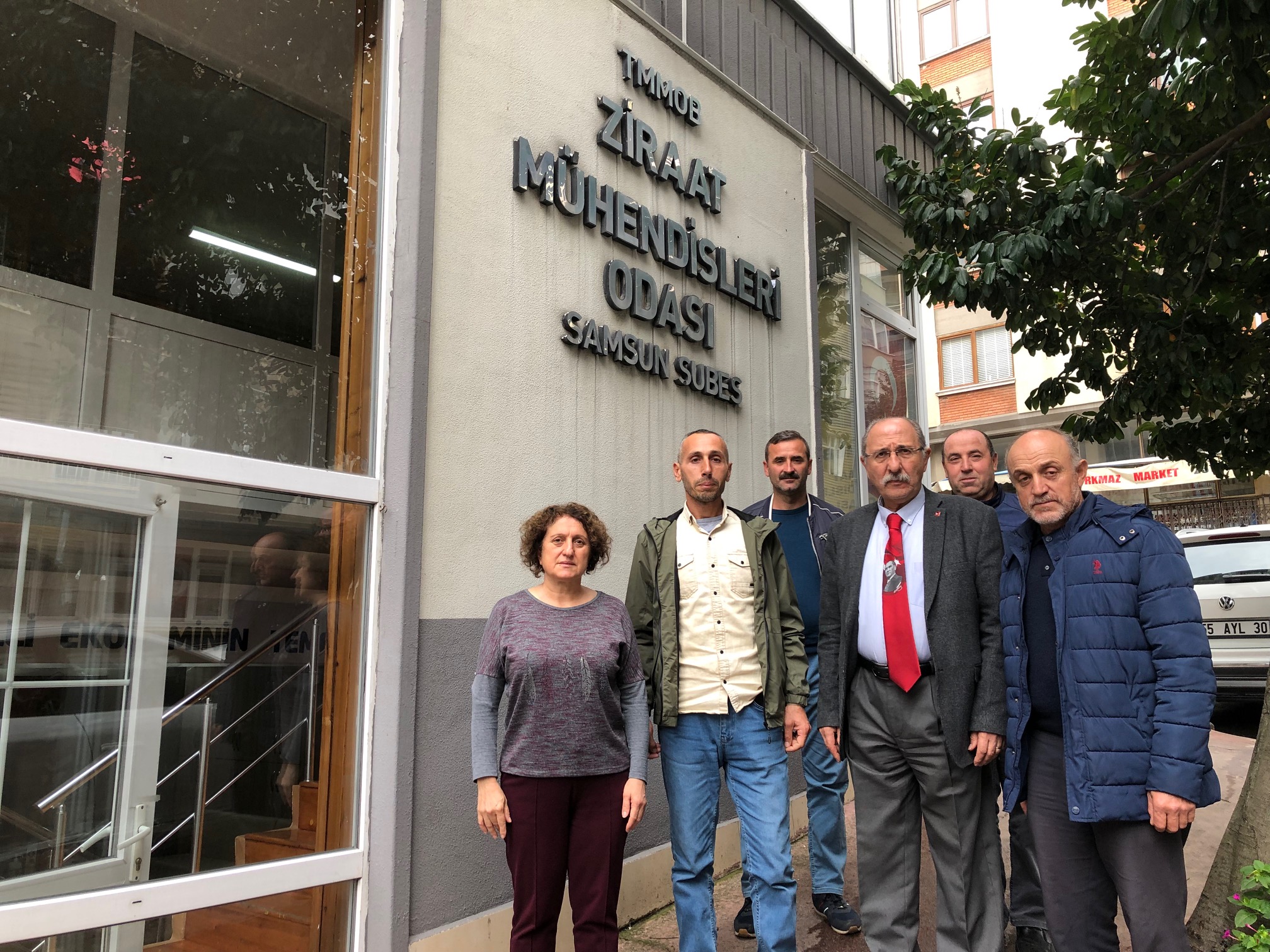ZMO  SAMSUN ŞUBESİ , 
ARAZİLERİ ELLERİNDEN ALINMAYA ÇALIŞILAN  
BAFRA TÜRBE KÖYÜ ÇİFTÇİLERİNİN  YANINDADIR
