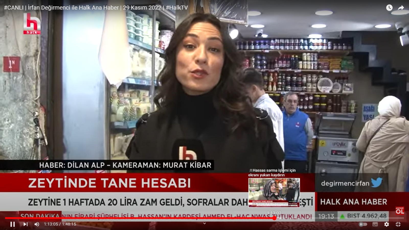 HALK TV- "İRFAN DEĞİRMENCİ İLE HALK ANA HABER" PROGRAMI