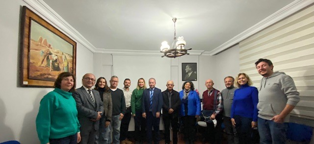  ESKİŞEHİR ŞUBESİ YÖNETİM KURULU; ESKİŞEHİR'DE İLK KURULDUĞU TARİHTEN BUGÜNE KADAR GÖREV YAPAN BAŞKANLARI İLE BİR ARAYA GELDİ.  