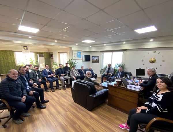 MALİ MÜŞAVİRLER ODASI VE TARIM YAZARI`NIN ŞUBEMİZE ZİYARETİ