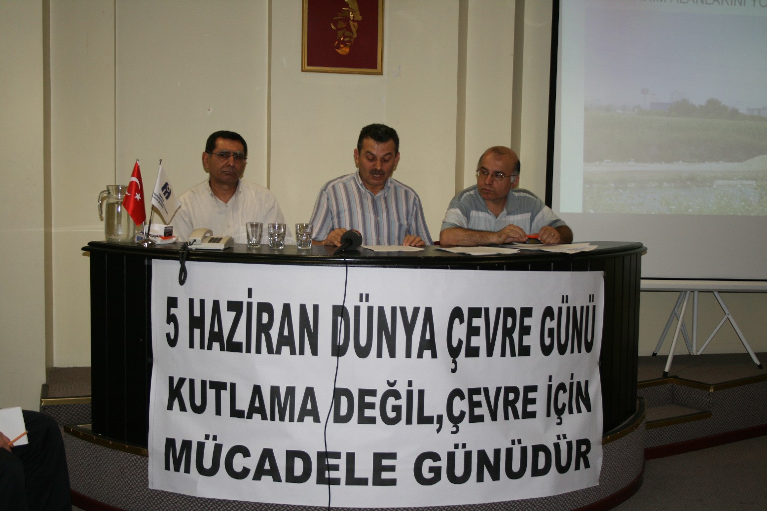 BASIN AÇIKLAMASI: 5 HAZİRAN DÜNYA ÇEVRE GÜNÜ KUTLAMA DEĞİL, MÜCADELE GÜNÜDÜR!