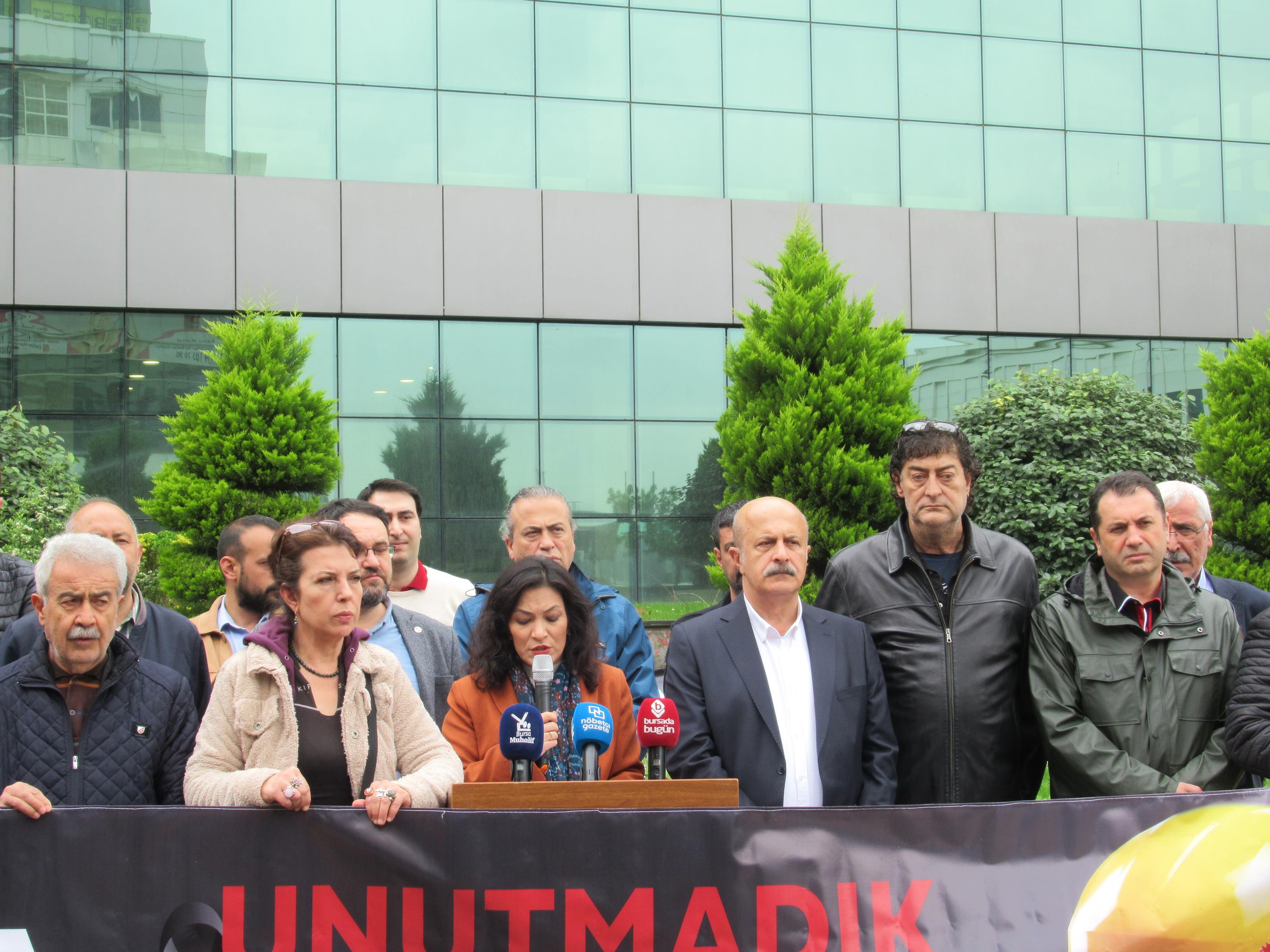 TMMOB BURSA İKK "SOMA FACİASINI UNUTMADIK!" BASIN AÇIKLAMASI