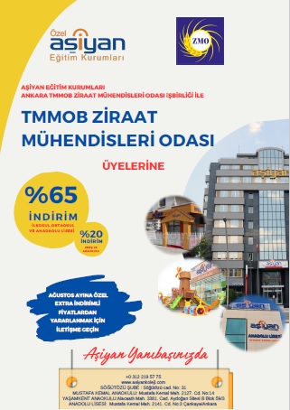 ÖZEL AŞİYAN EĞİTİM KURUMLARI İLE ÜYELERİMİZE ÖZEL İNDİRİM ANLAŞMASI YAPILDI