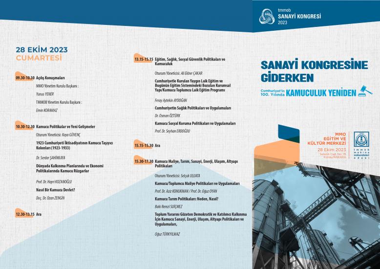 TMMOB SANAYİ KONGRESİ 2023