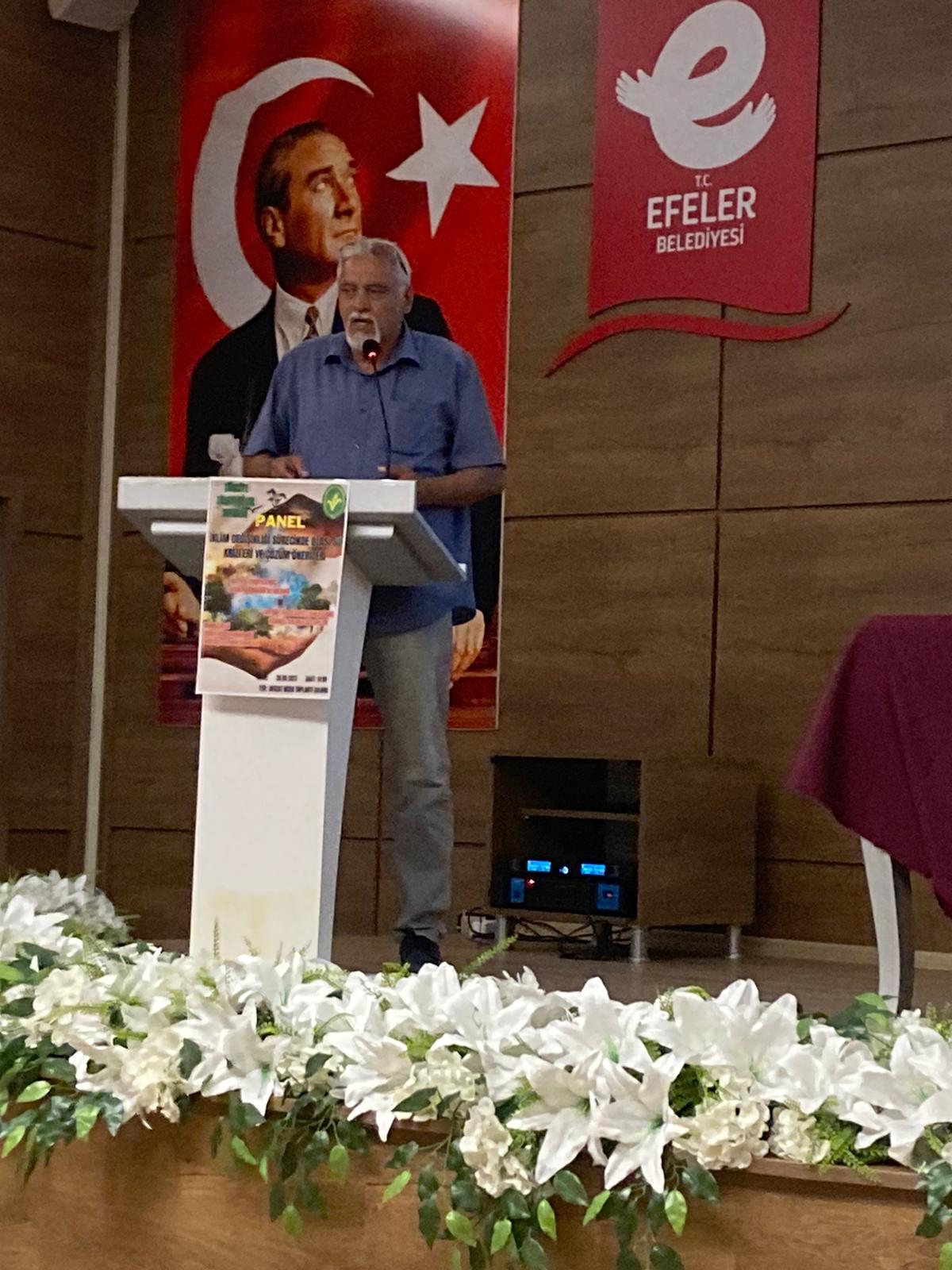 "İKLİM DEĞİŞİKLİĞİ SÜRECİNDE OLASI SU KRİZLERİ VE ÇÖZÜM ÖNERİLERİ"  KONULU PANEL