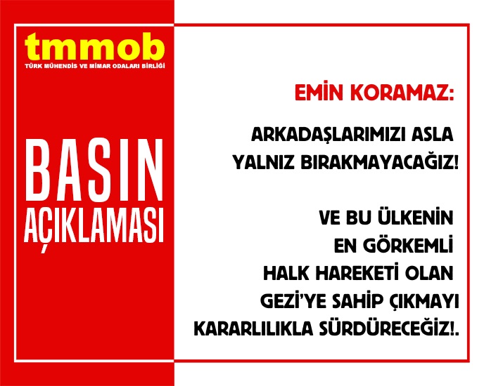 GEZİ DAVASINDA VERİLEN BU HUKUKSUZ KARARI KABUL ETMİYORUZ!