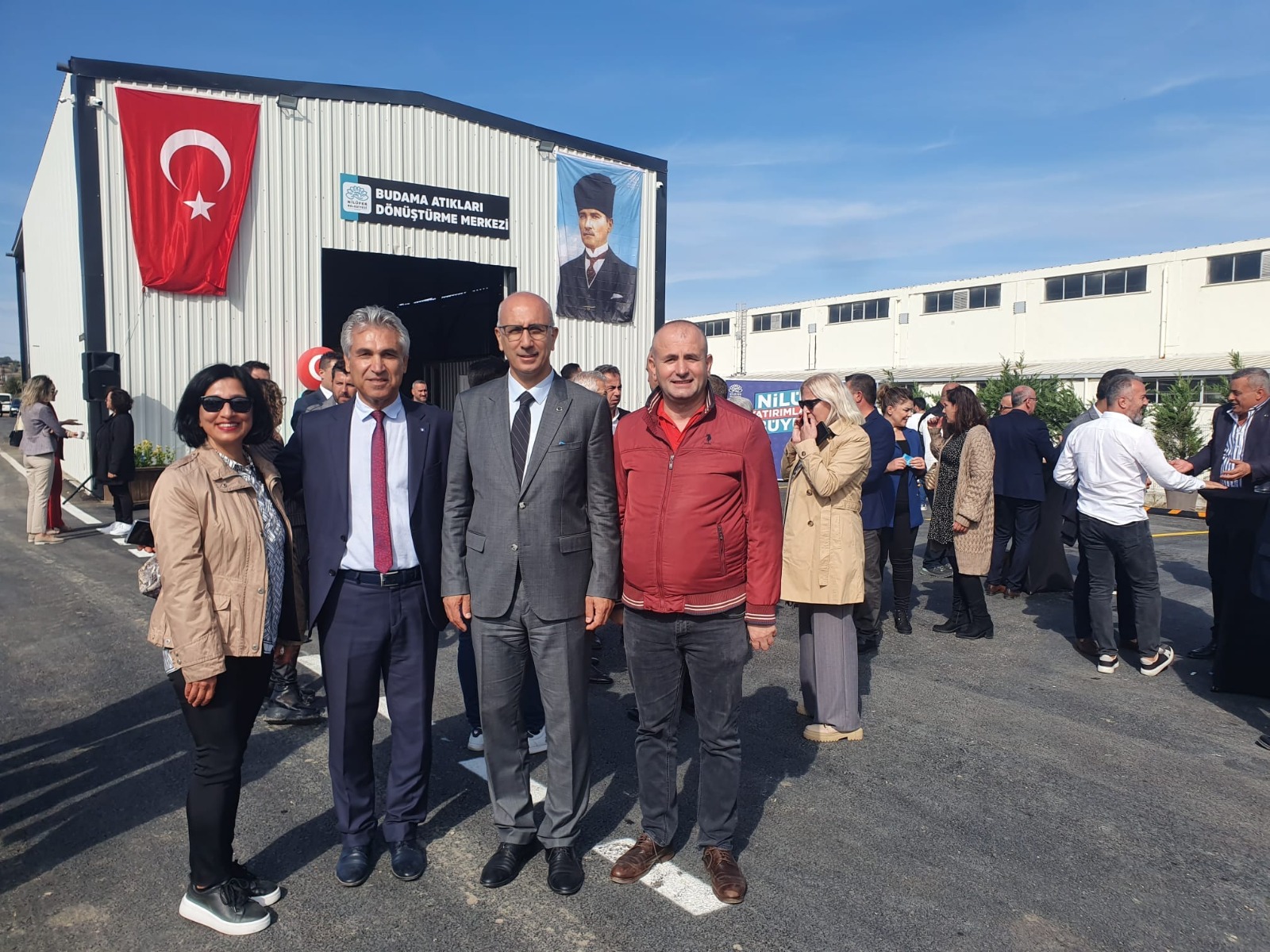 NİLÜFER BELEDİYESİ BUDAMA ATIKLARI DÖNÜŞTÜRME MERKEZİ AÇILIŞINA KATILDIK.