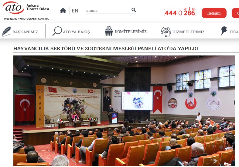ATONET.ORG.TR: HAYVANCILIK SEKTÖRÜ VE ZOOTEKNİ MESLEĞİ PANELİ ATO`DA YAPILDI- 30 KASIM 2023