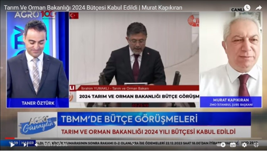 AGRO TV- "AGRO TV İLE GÜNAYDIN" PROGRAMI