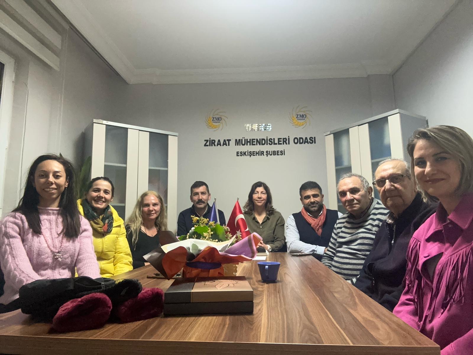 TMMOB ESKİŞEHİR İKK TOPLANTISI VE TEBRİK ZİYARETİ