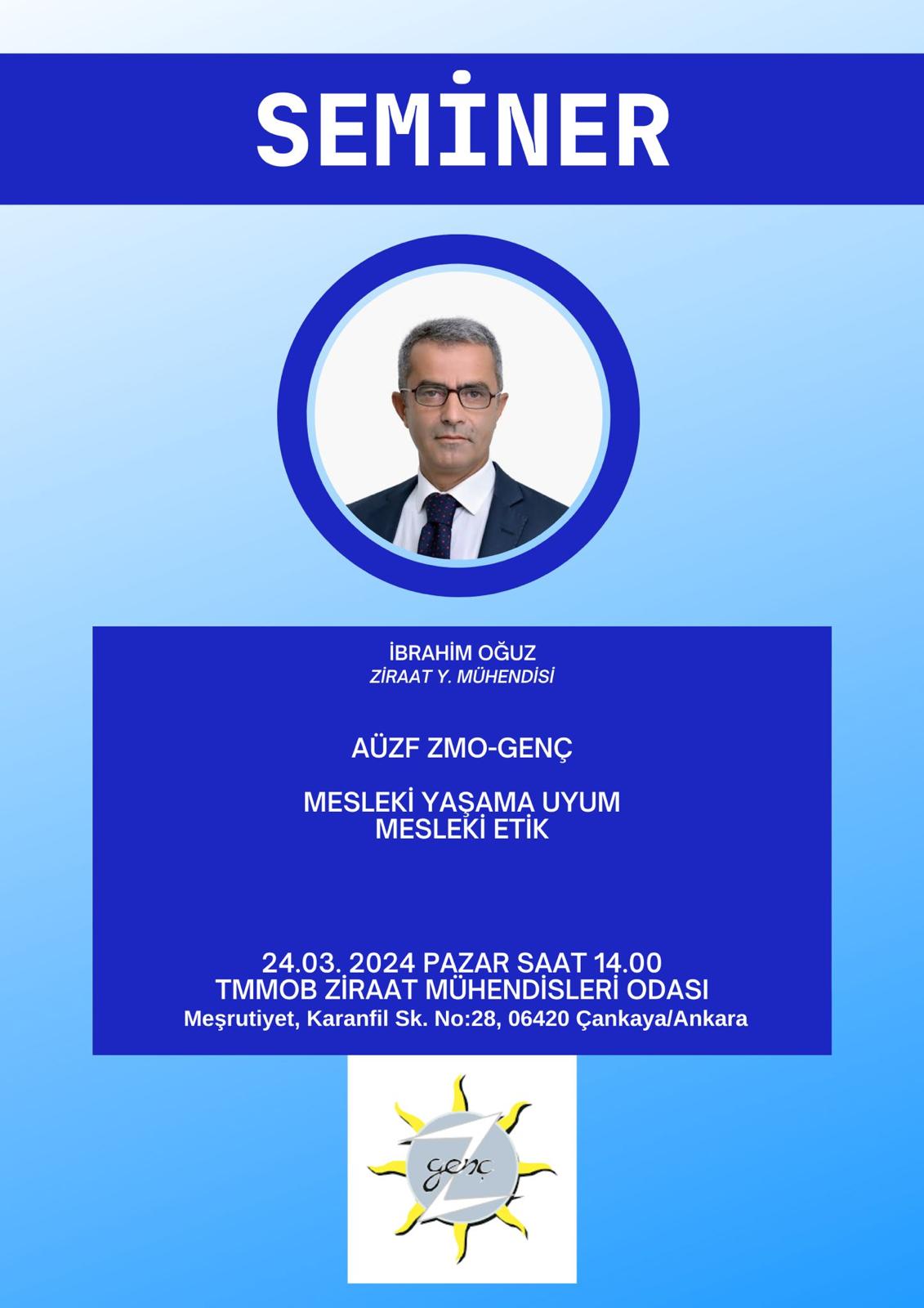 MESLEKİ YAŞAMA UYUM, MESLEKİ ETİK SEMİNERİ