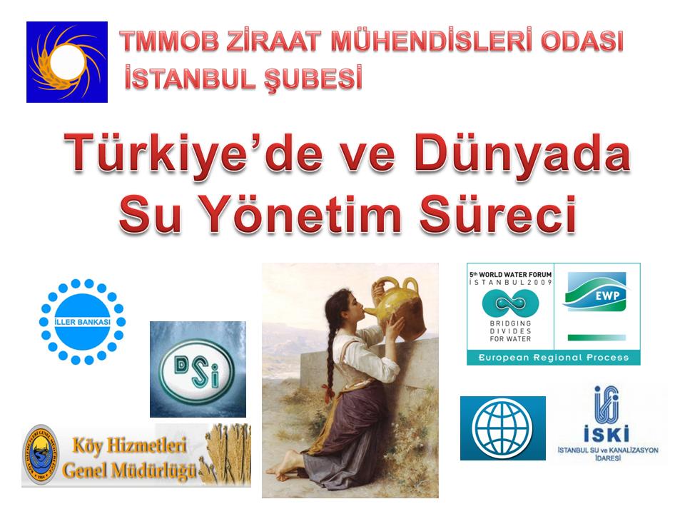 TÜRKİYE’DE VE DÜNYADA SU YÖNETİM SÜRECİ SUNUMU