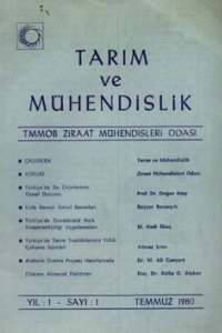 2926 TARIM VE MÜHENDİSLİK