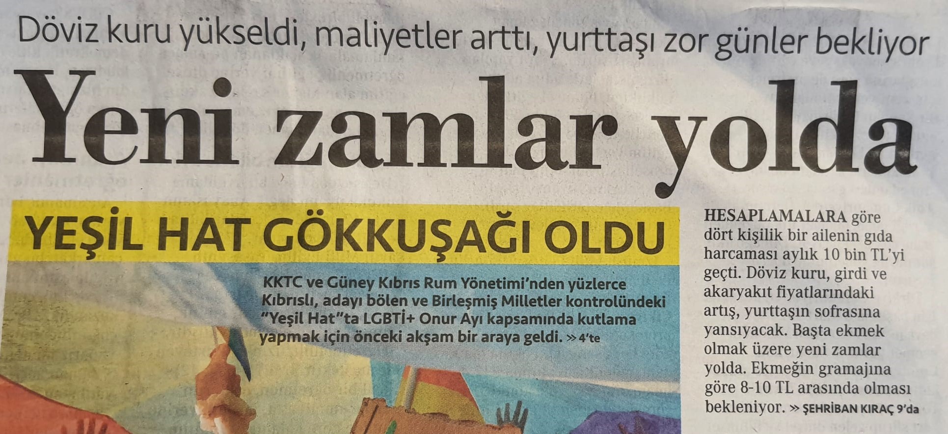 CUMHURİYET GAZETESİ: GIDA ÜRÜNLERİNE YENİ ZAM DALGASI GELİYOR- 19 HAZİRAN 2023