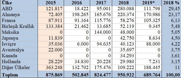 İNCİR RAPORU / 2019
