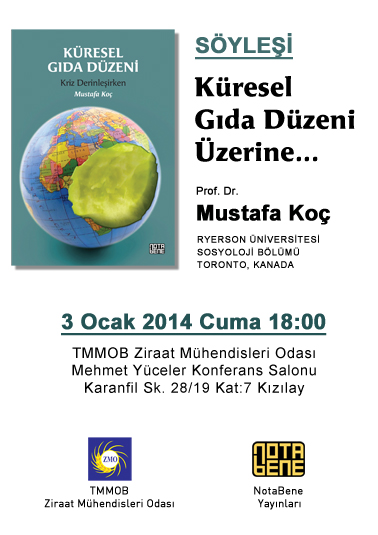 SÖYLEŞİ: KÜRESEL GIDA DÜZENİ ÜZERİNE