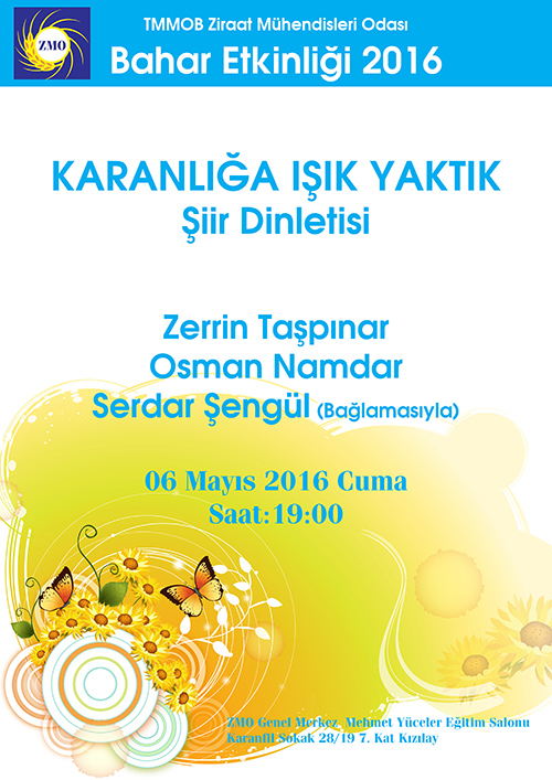 ŞİİR DİNLETİSİ:KARANLIĞA IŞIK YAKTIK