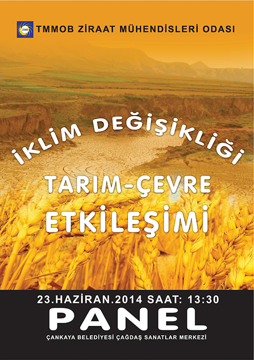 İKLİM DEĞİŞİKLİĞİ TARIM-ÇEVRE PANELİ