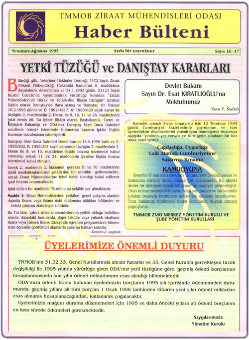 3007 HABER BÜLTENİ