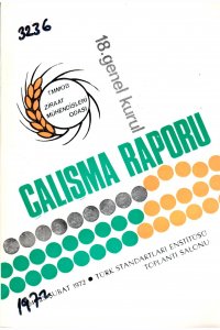 2793 1971 YILI 18 GENEL KURUL ÇALIŞMA RAPORU 