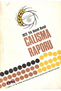 2816 İSTANBUL ŞUBESİ 1973 ÇALIŞMA RAPORU