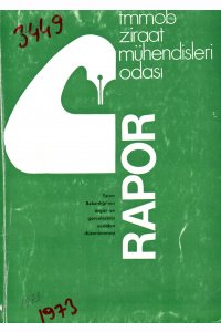 2855 TARIM BAKANLIĞININ ÖRGÜT VE GÖREVLERİNİN YENİDEN DÜZENLENMESİ RAPOR