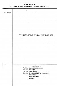 2843 TÜRKİYEDE ZİRARİ VERGİLER 