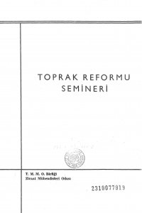 2835 TOPRAK REFORMU SEMİNERİ