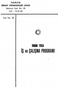 2791 1968 YILI XIV.GENEL KURUL İŞ VE ÇALIŞMA RAPORU 
