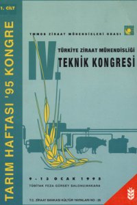 2738 TÜRKİYE ZİRAAT MÜHENDİSLİĞİ IV. TEKNİK KONGRESİ ( II CİLT)