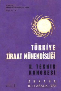 2764 TÜRKİYE ZİRAAT MÜHENDİSLİĞİ II. TEKNİK KONGRESİ (1 CİLT)