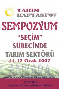2770 SEÇİM SÜRECİNDE TARIM SEKTÖRÜ