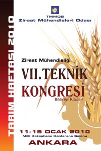 2775 ZİRAAT MÜHENDİSLİĞİ VII. TEKNİK KONGRESİ