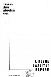 2788 1963 YILI X. DEVRE FAALİYET RAPORU