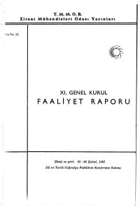 2789 1964 YILI XI. GENEL KURUL FAALİYET RAPORU