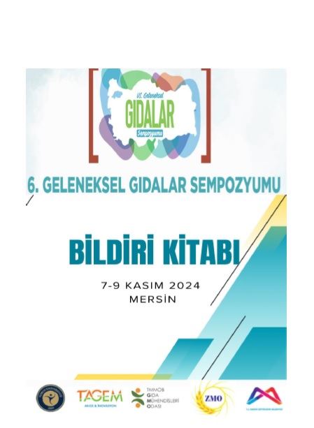 3399 6. GELENEKSEL GIDALAR SEMPOZYUMU BİLDİRİLER KİTABI